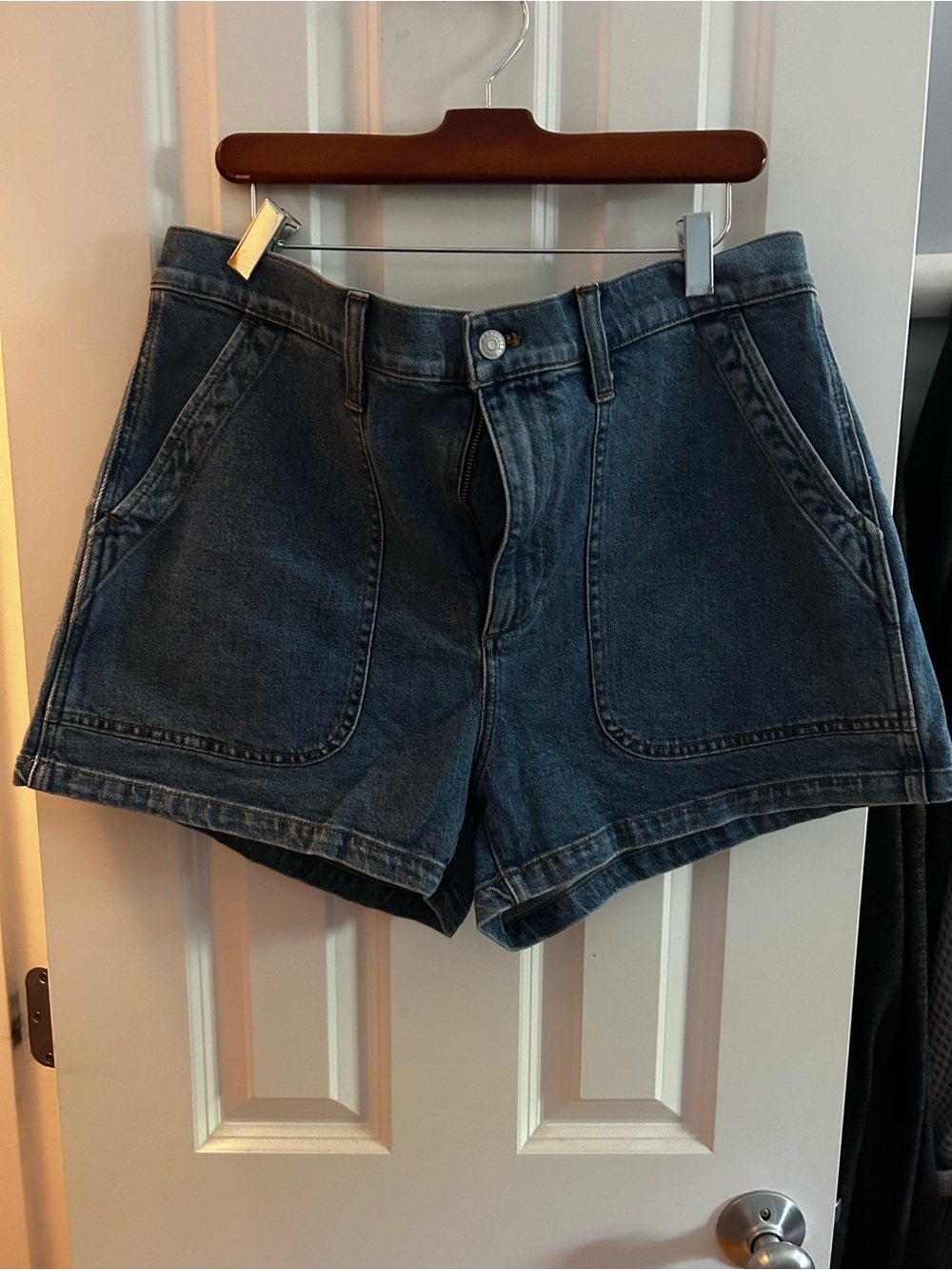 Madewell Dark Blue Denim Jean Shorts